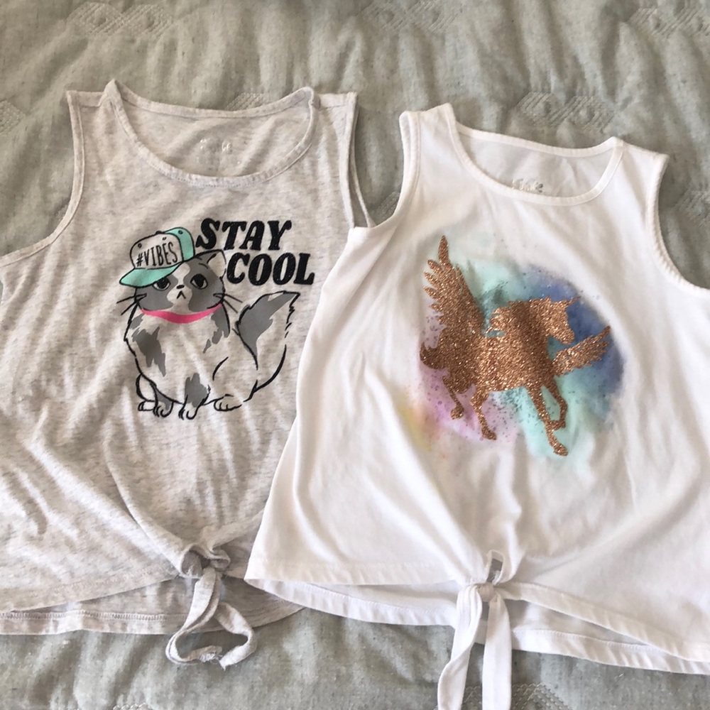 Lot of 2 Justice Tanks